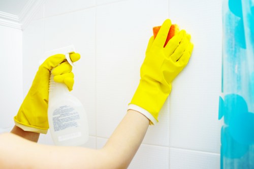 Investigator reviewing complaint evidence and notes
