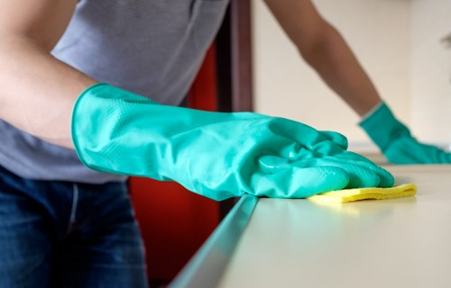 Fresh and sanitized mattress after deep cleaning